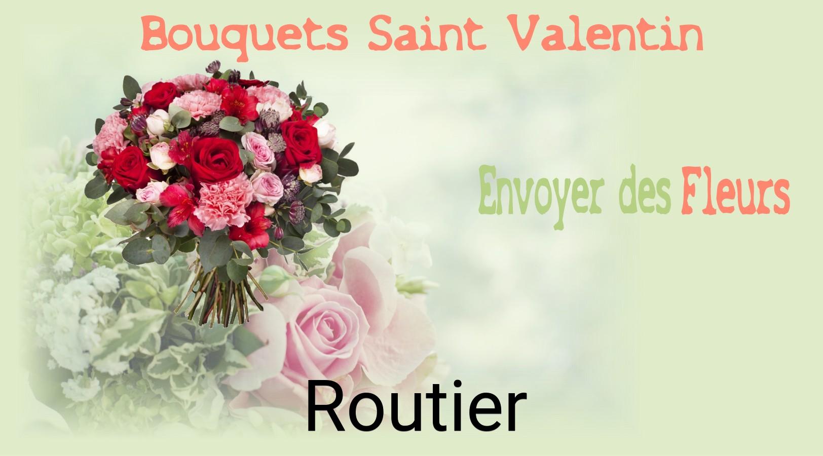 Roses de Saint-Valentin livrées à Routier